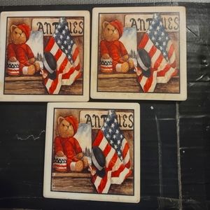 Set of Porcelain Coasters